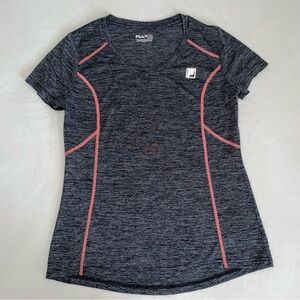 Fila Gray Fitted Short Sleeve T-Shirt